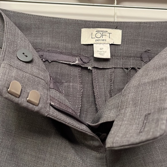 Loft gray pants - Picture 4 of 6